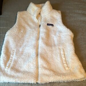 Patagonia Cream Fleece Vest